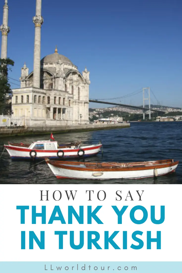 thank you in turkish