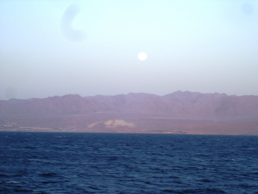 Full Moon over Saudi Arabia