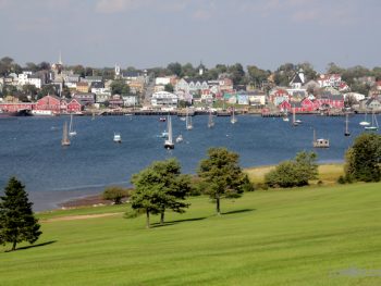 View of Lunenburg from Bluenose Golf Club