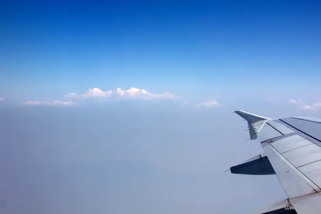 Himalayas Appear in the Distance Himalayas in the Distance