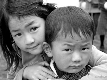 Brother and Sister Bhutan