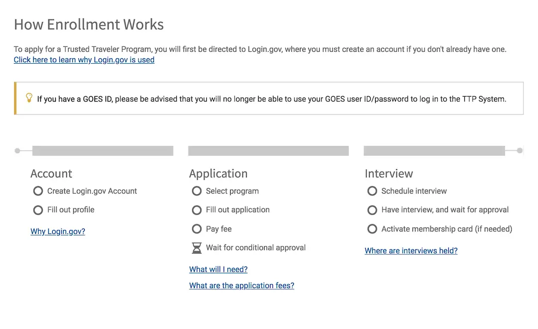 Apply for Global Entry