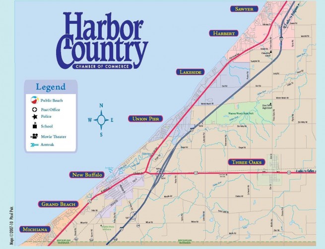 Harbor Country Map