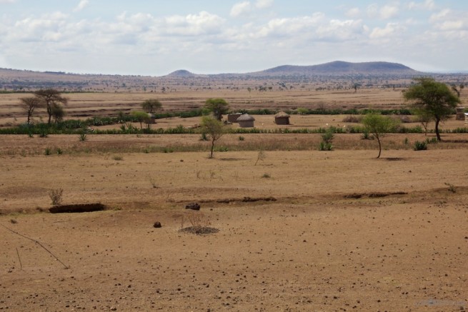 Masai Mud huts