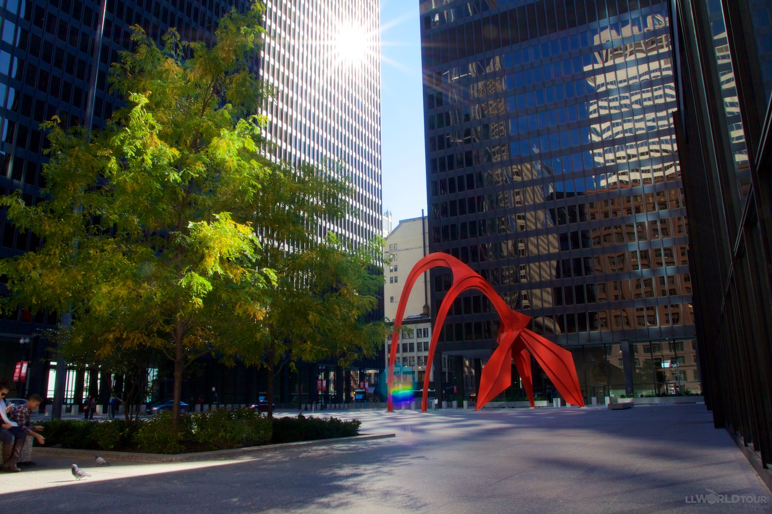 Chicago's Federal Plaza & Calder Sculpture