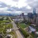 Chicago Views over Millennium Park