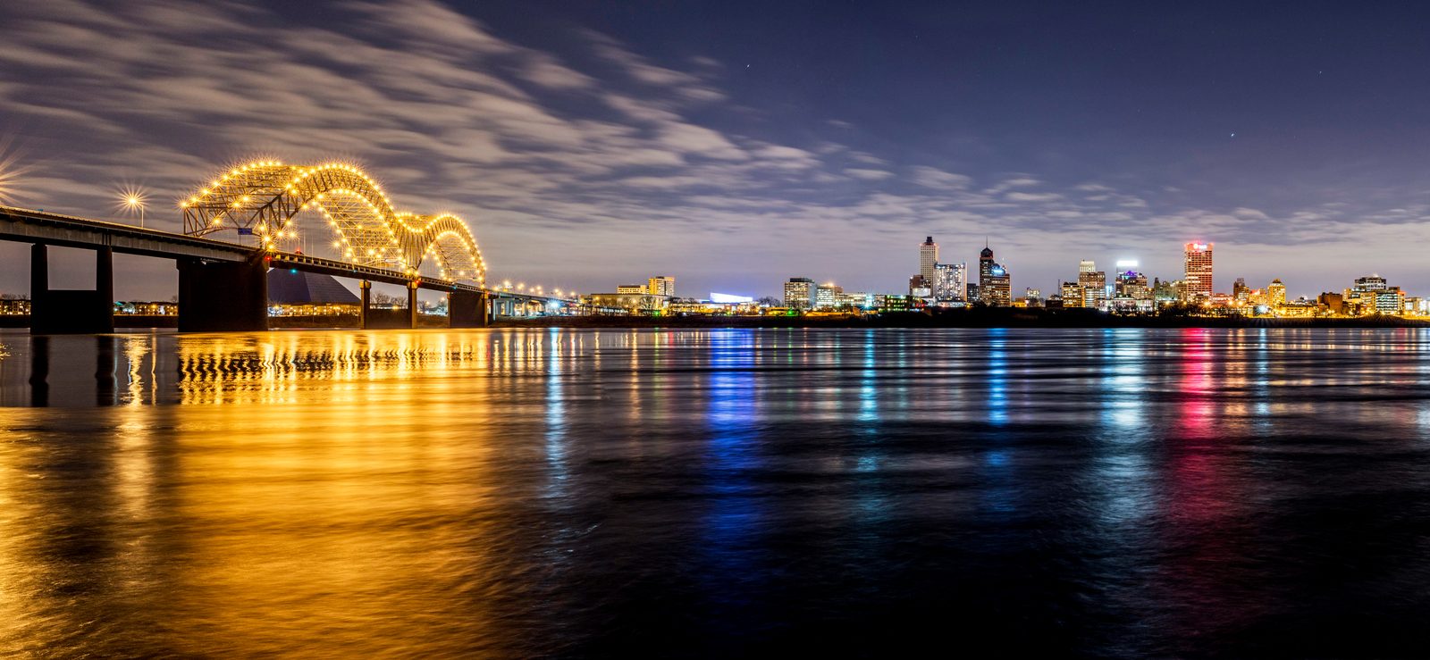 Memphis Panoramic Bridge Photo