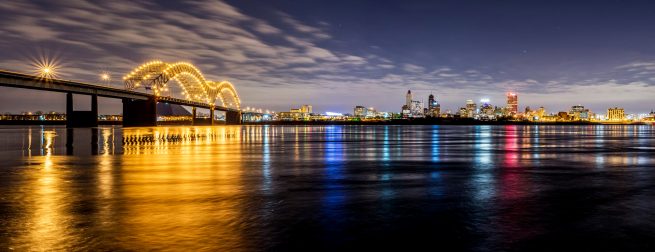 Memphis Panoramic Bridge Photo