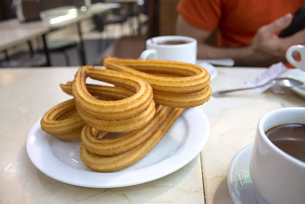 Madrid - churros con chocolate