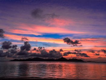Sunset at Anse La Reunion