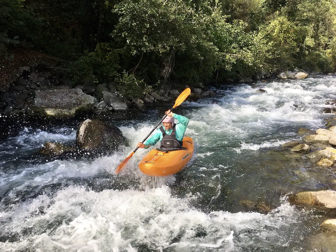 Kayaking the Serchio River