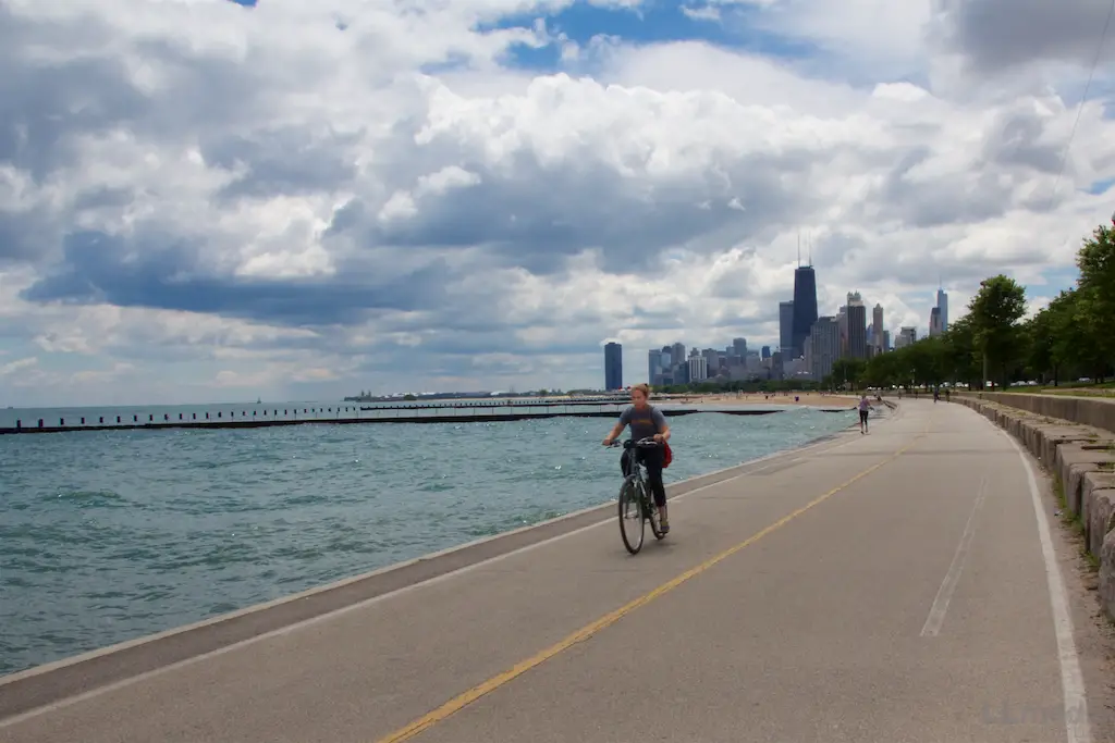 Lakefront Bike Trail Chicago