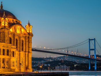 mosque and bridge istanbul