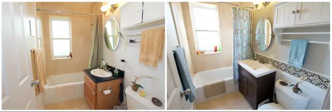 Bathroom Before: + After