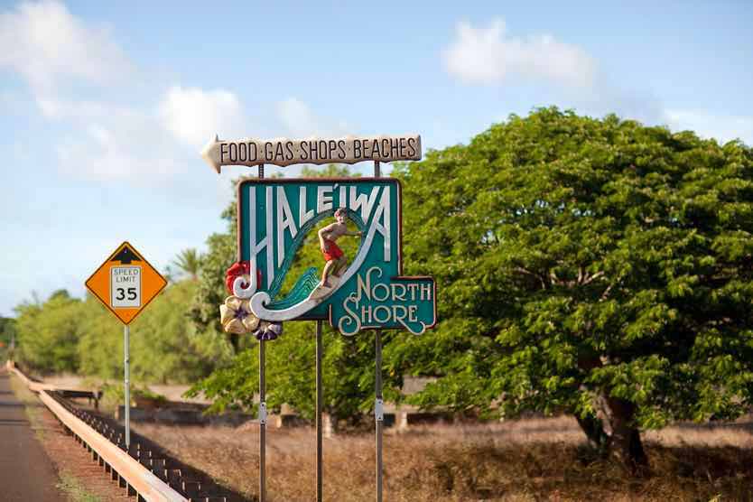 Haleiwa Sign North Shore Oahu